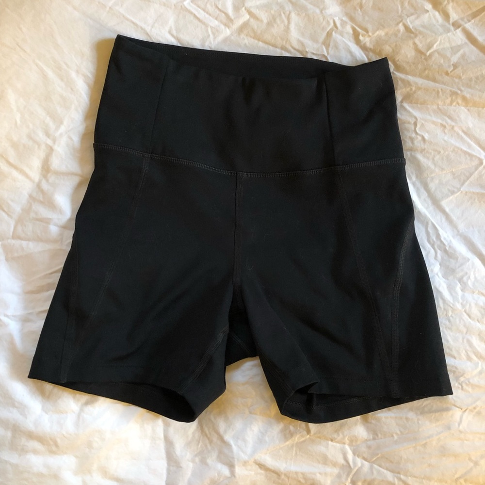 Girlfriend Collective Run Shorts in Black